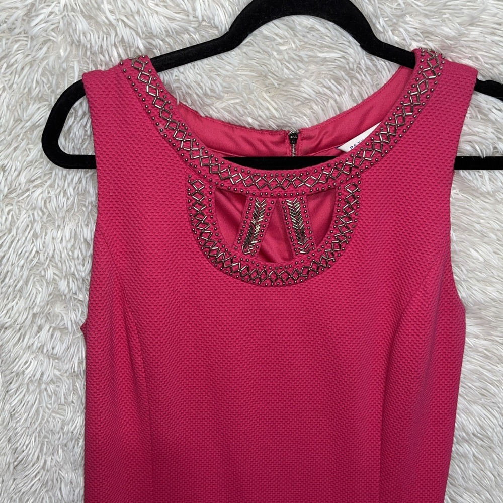 Peter Nygard Pink‎ Embellished Women's Dress Size 12 Casual Career - Picture 4 of 12